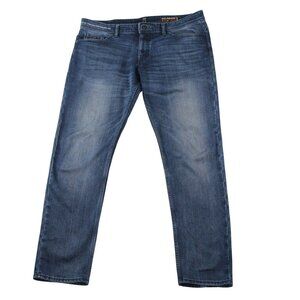 Hugo Boss Mens Sz 38 X 34 Delaware Slim Fit Blue Denim Jeans Medium Wash